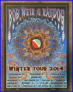 Ratdog Weir Winter Tour 2014 Original Silkscreen Concert Poster