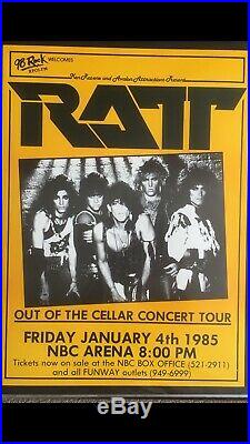 Ratt 1985 Original Vintage Hawaii Concert Poster