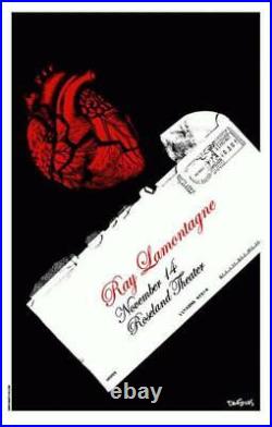 Ray Lamontagne Portland 2006 Concert Poster Dan Stiles Silkscreen Original