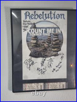 Rebelution Count Me In Tour 2014 Signed