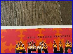 Red Hot Chili Peppers NIRVANA Pearl Jam New Years concert poster Signed