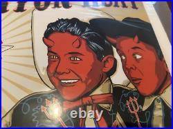 Rev Horton Heat Original Concert Poster Houston HOB 2009 artist signed