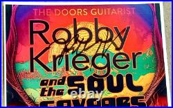 Robby Krieger Signed Concert Poster Limited Edition #/50 Mint 11x17 USA