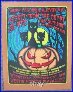 Rocket From The Crypt San Diego 2001 Concert Poster Kuhn Silkscreen Halloween