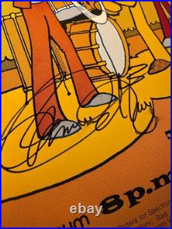 Roger Daltrey Autographed Hand Signed The WHO Concert Poster 1970 2nd Print