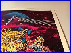 Roger Waters Us and Them Concert Poster 2017 Pink Floyd Black Light Print