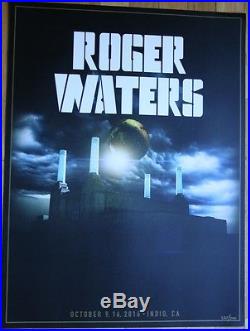 Roger Waters Very Limited Edition Desert Trip 10/9-16 Concert Poster # 235/500