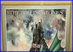 Rolling Stones Cardiff Pembroke Castles 1973 ORIGINAL 20x30 Concert Poster RARE