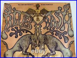 Rough But Rare 1968 S. F. Fillmore/original 14x21 Concert Poster /ike&tina Turner