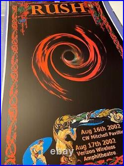 Rush Concert Poster 2002 Original Edition MACRAE S/N Original Edition