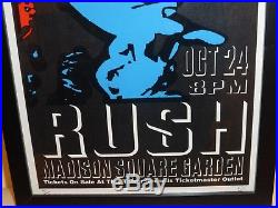Rush Framed Poster Limited Edition 141/200 Of The 2002 Concert