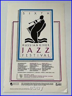 Russian River Jazz Fest Original Concert Poster