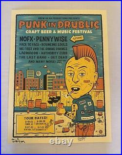 SIGNED Punk in Drublic 2022 Concert Poster