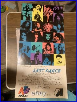 STUDIO 54 Last Dance / Final Concert Poster DONNA SUMMER GRACE JONES CHER 1996
