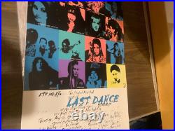 STUDIO 54 Last Dance / Final Concert Poster DONNA SUMMER GRACE JONES CHER 1996