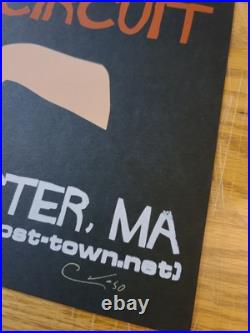 SUPERCHUNK Get Up Kids Concert Poster Worcester MA 2002 by Pete Cardoso
