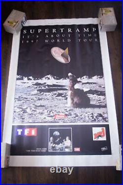 SUPERTRAMP WORLD TOUR 1997 31 x 47 Concert Music Poster Original
