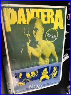 SUPER RARE PANTERA MONSTERS OF ROCK MOSCOW CONCERT POSTER 1991! 24x36