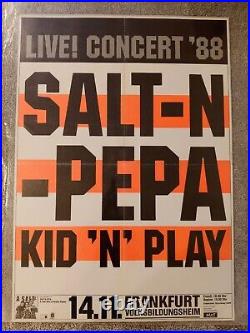 Salt & Pepa 1988 Original Concert Poster