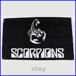 Scorpions Banner, Postcards & Concert Posters Lot Scorpions Banner, Postcards & Concert Posters Lot
