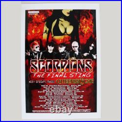 Scorpions Banner, Postcards & Concert Posters Lot
