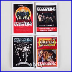 Scorpions Banner, Postcards & Concert Posters Lot