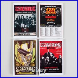 Scorpions Banner, Postcards & Concert Posters Lot