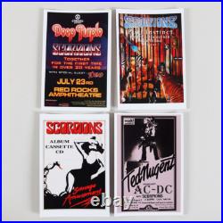 Scorpions Banner, Postcards & Concert Posters Lot