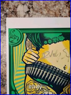 Scorpions Signed Concert Poster Coa Included Overall Size 11 X 17 Inches