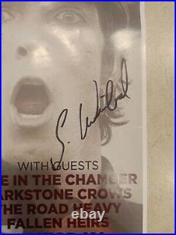Scott Weiland Autographed Poster His Last Concert Dec 1, 2015 & Backstage Pass