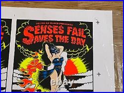 Senses Fail Saves The Day Orlando 2005 Stainboy Original 2 Concert Poster Uncut