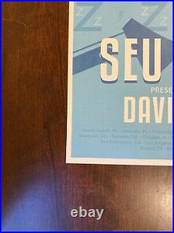 Seu Jorge Tribute David Bowie Concert Poster Signed VIP