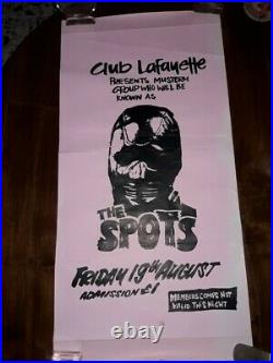 Sex Pistols Punk Concert Poster 1977 Spots Seditionaries Uk Queen Jubilee J Reid