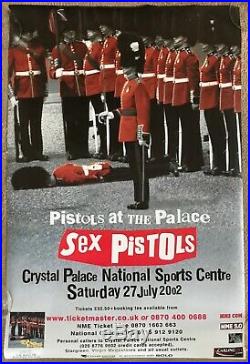 Sex Pistols Rare Original Concert Posters Finsbury Park And Crystal Palace