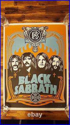 Shepard Fairey Obey Giant Black Sabbath Poster Screen Print Signed Artist Proof