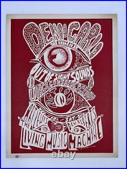 Show Flyer Deno & Carlo's SF 1960s Art Lewis Don Albert's Living Music Machine