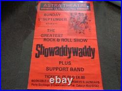 Showaddywaddy 6 Original Late 80s Early 90s Uk Concert Posters Great Designs
