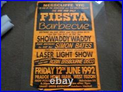 Showaddywaddy 6 Original Late 80s Early 90s Uk Concert Posters Great Designs
