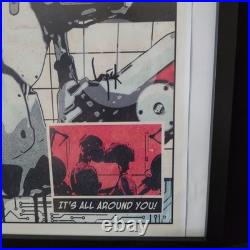 Signed Bjork Concert Poster Framed with Event Pass Oakland 2001 BGP-271