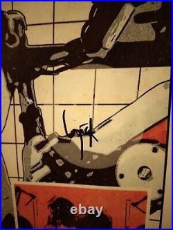 Signed Bjork Concert Poster Framed with Event Pass Oakland 2001 BGP-271