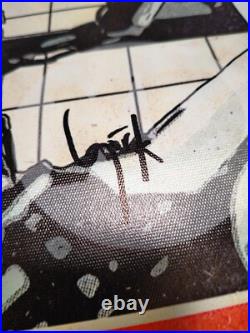 Signed Bjork Concert Poster Framed with Event Pass Oakland 2001 BGP-271