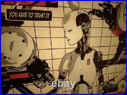 Signed Bjork Concert Poster Framed with Event Pass Oakland 2001 BGP-271