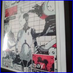 Signed Bjork Concert Poster Framed with Event Pass Oakland 2001 BGP-271