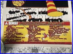 Signed Sky River Rock Festival Lighter Than Air Fair Poster 35/50 Pink Floyd GD
