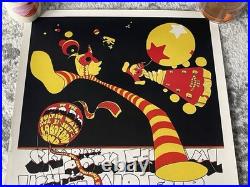 Signed Sky River Rock Festival Lighter Than Air Fair Poster 35/50 Pink Floyd GD