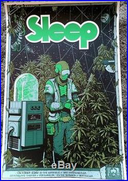 Sleep Concert Poster 2016 Dandrea Roper San Francisco Portland Seattle