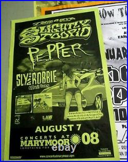 Slightly Stoopid 4 Concert Original Seattle Posters Lot 2001, 2005, 2008 & 2009