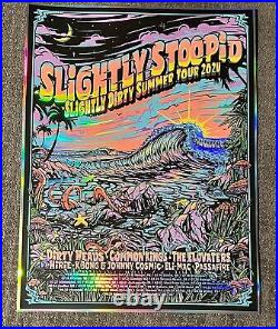 Slightly Stoopid Summer 2024 Original Silkscreen Concert Poster Foil