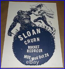 Sloan Churn Rocket Reducer Moe Seattle concert poster Art Chantry