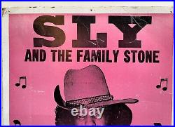Sly And The Family Stone Original Concert Poster 14 x 22 1973 Tribune Rare